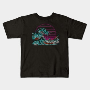 Great Neon Wave Kids T-Shirt